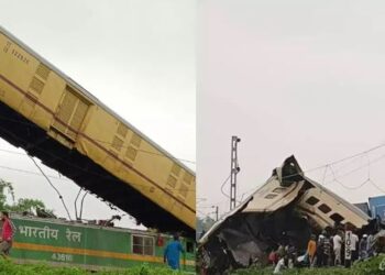 পুনৰ ভাৰতত ভয়ংকৰ ৰে’ল দুৰ্ঘটনা