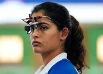 পদক জয়ৰ সম্ভাৱনা উজ্জ্বল; ১০ মিটাৰ এয়াৰ পিষ্টলৰ ফাইনেলত মনু ভাকৰ