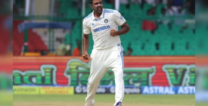 কুম্বলেৰ অভিলেখ ভংগ কৰি টেষ্ট ক্ৰিকেটত অশ্বিনৰ ঐতিহাসিক কৃতিত্ব