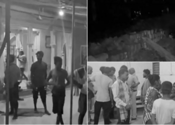 পানীত খেলি থকা সময়তে শিশুৰ ওপৰত খহি পৰিল মন্দিৰৰ দেৱাল; দুটি শিশুৰ মৃত্যু