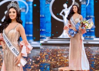 মিছ ইউনিভাৰ্ছ ইণ্ডিয়া ২০২৪ৰ মুকুট পিন্ধে গুজৰাটৰ ১৯ বছৰীয়া সুন্দৰীয়ে