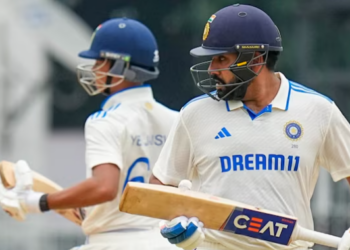 ৰোহিত-জয়ছৱালে ভাঙিলে ‘বেজবল’ৰ অভিলেখ; টেষ্ট ক্ৰিকেটত দ্ৰুততম ৫০ ৰান কৰা দেশৰ শীৰ্ষত ভাৰত