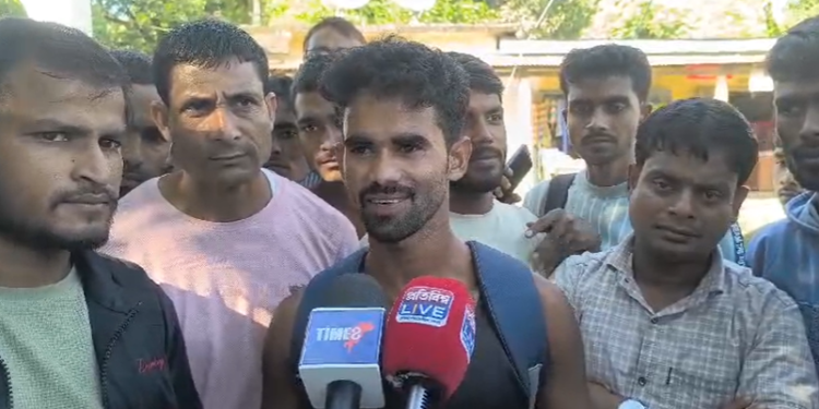 অসম আৰক্ষীৰ শাৰীৰিক পৰীক্ষাত খাদেম আলীয়ে গঢ়িলে অভিলেখ