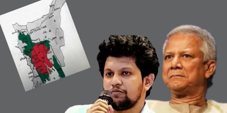সীমা চেৰালে ইউনুছ চৰকাৰৰ উপদেষ্টাই! পশ্চিম বংগ, অসম, ত্ৰিপুৰাক বাংলাদেশৰ অংশ বুলি দাবী…