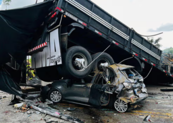 ভয়ংকৰ পথ দুৰ্ঘটনা; বাছ আৰু ট্ৰাকৰ সংঘৰ্ষত ২২ জন লোকৰ মৃত্যু