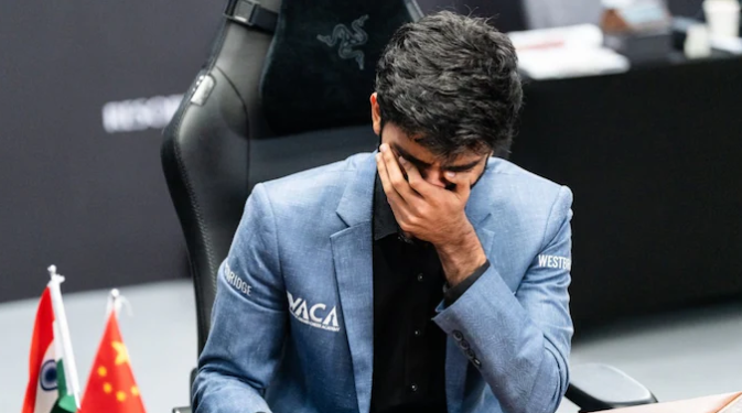 ইতিহাস ৰচি ডি গুকেশৰ শিৰত বিশ্ব দবা চেম্পিয়নশ্বিপৰ খিতাপ