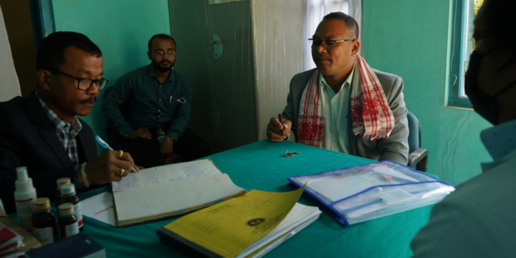 পশ্চিম কাৰ্বি আংলঙত সফল ভাৱে চলি আছে স্বাস্থ্য সেৱা উৎসৱ 3.0