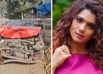অভিনেত্ৰীৰ বাহনৰ খুন্দাত মৃত্যু এজন শ্ৰমিকৰ, ৩ জন গুৰুতৰভাৱে আহত
