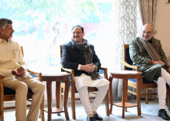 জে পি নাড্ডাৰ ঘৰত NDAৰ গুৰুত্বপূৰ্ণ বৈঠক; উপস্থিত নাথাকিল নীতিশ কুমাৰ