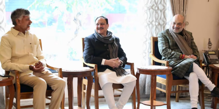 জে পি নাড্ডাৰ ঘৰত NDAৰ গুৰুত্বপূৰ্ণ বৈঠক; উপস্থিত নাথাকিল নীতিশ কুমাৰ