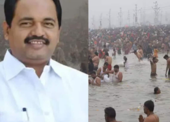 মহাকুম্ভৰ সময়ত ত্ৰিবেণী সংগমত স্নান কৰিবলৈ গৈ এন চি পি নেতাৰ সৈতে ভয়ংকৰ কাণ্ড