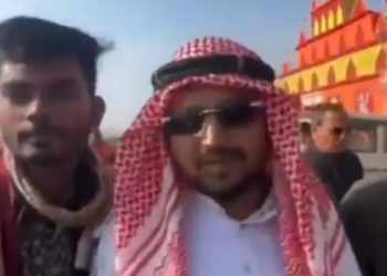 মহাকুম্ভত আৰব শ্বেখৰ পোছাক পৰিধান কৰি বিপদত ৰাজস্থানৰ এজন ভুৱা যুৱক