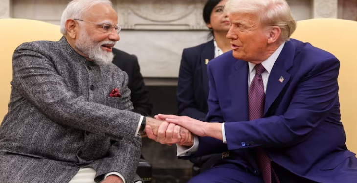 ড’নাল্ড ট্ৰাম্পৰ সৈতে প্ৰধানমন্ত্ৰী নৰেন্দ্ৰ মোদীৰ বৈঠক; দুয়োখন দেশৰ লক্ষ্য ‘মিচন ৫০০’