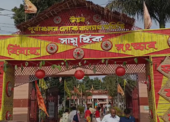 একেলগে বিয়াত বহিল ২৫৫ গৰাকীকৈ দৰা-কইনা, বিয়া নামেৰে মুখৰিত হৈ পৰে ৰভাতলি