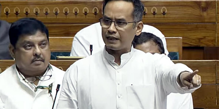 ব্ৰহ্মপুত্ৰৰ ওপৰত চীনে নিৰ্মাণ কৰা বান্ধ দেশৰ নিৰাপত্তাৰ প্ৰতি ভয়াৱহ ভাবুকি : লোকসভাত গৌৰৱ গগৈ