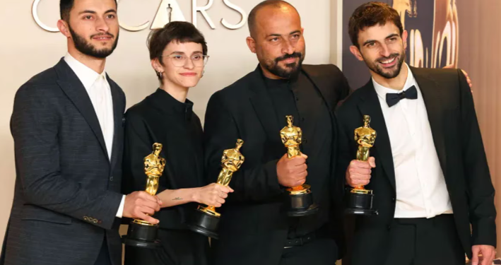 গাজাৰ ওপৰত নিৰ্মিত “নো অদাৰ লেণ্ড”য়ে লাভ কৰিলে শ্ৰেষ্ঠ তথ্যচিত্ৰৰ অস্কাৰ