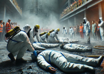 শোকাৱহ ঘটনা; পানীৰ টেংকি চাফা কৰিবলৈ গৈ পাঁচজন শ্ৰমিকৰ মৃত্যু