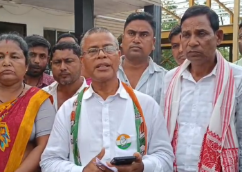 নলবাৰীত কংগ্ৰেছ প্ৰাৰ্থীসহ চাৰিজনক আটক ঘগ্ৰাপাৰ আৰক্ষীৰ