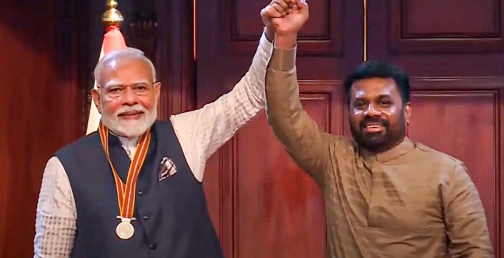 শ্ৰীলংকাৰ সৰ্বোচ্চ অসামৰিক সন্মানেৰে সন্মানিত প্ৰধানমন্ত্ৰী নৰেন্দ্ৰ মোদী