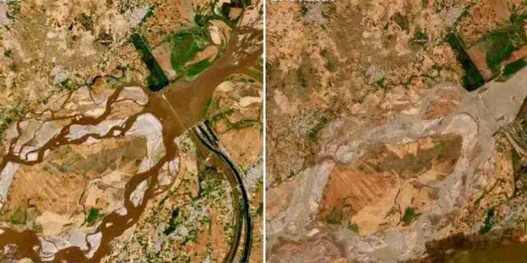 শুকাবলৈ লৈছে পাকিস্তান! উপগ্ৰহৰ ছবিত দেখা গ’ল ভাৰতৰ জল আক্ৰমণৰ প্ৰভাৱ