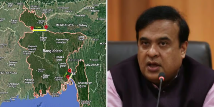 চিকেন নেক সন্দৰ্ভত মহম্মদ ইউনুছক সকীয়নি মুখ্যমন্ত্ৰী ড০ হিমন্ত বিশ্ব শৰ্মাৰ, ‘ভাৰতক ভাবুকি দিয়া সকলে এই কথাও জানি থোৱা উচিত’…