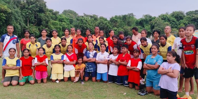 সুপ্ত প্ৰতিভা বিকাশৰ উদ্দেশ্যে ৰামদিয়াত মহিলা ফুটবল খেলুৱৈৰ প্ৰশিক্ষণ শিবিৰ