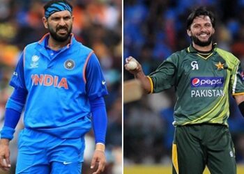 যুৱৰাজ সিং নে শ্বাহিদ আফ্ৰিদি? কোন কিমান আগবাঢ়ি আছে?