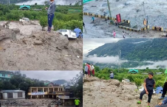 হিমাচলৰ বহুঠাইত ডাৱৰ বিস্ফোৰণ, ভূমিস্খলনৰ বাবে বিপদ বৃদ্ধি