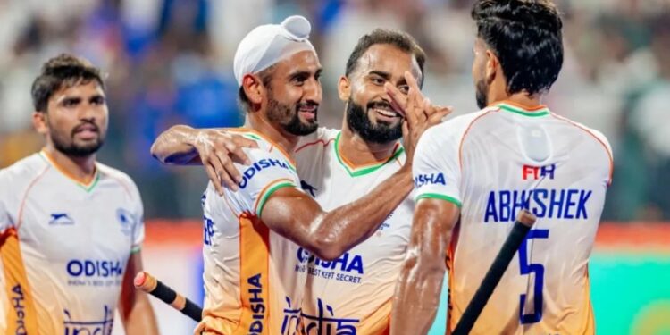 চীনক ৭-০ গ’লত পৰাস্ত কৰি হকী এছিয়া কাপৰ ফাইনেলত ভাৰত