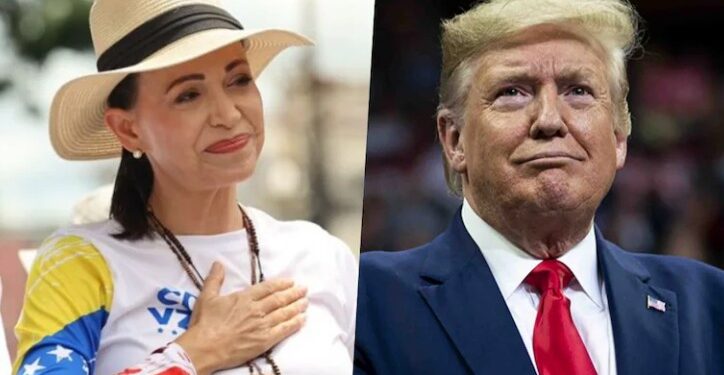 শান্তিৰ নোবেল নাপালেও পালে সান্ত্বনা! ট্ৰাম্পক বঁটা উৎসৰ্গা মাৰিয়া ক’ৰিনা মাচাডোৰ