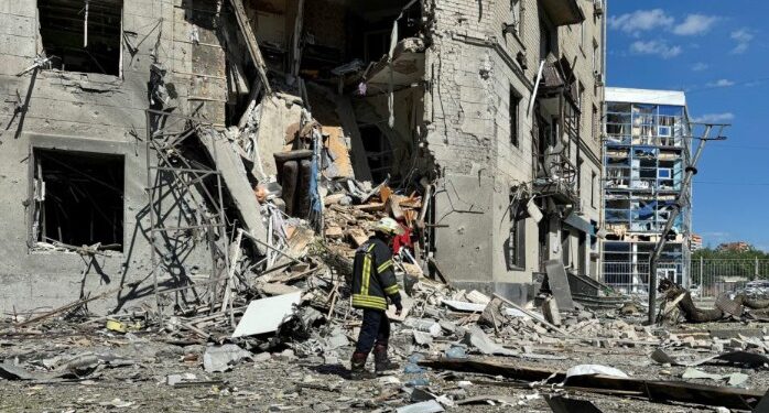 শক্তিস্থানক লক্ষ্য কৰি ইউক্ৰেইনৰ ৰাজধানীত ৰাছিয়াৰ আক্ৰমণ; ৯ জন আহত