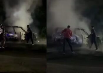 এখন চলন্ত এম্বুলেঞ্চত ভয়ংকৰ অগ্নিকাণ্ড, ৩ জনৰ প্ৰাণহানি