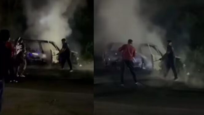 এখন চলন্ত এম্বুলেঞ্চত ভয়ংকৰ অগ্নিকাণ্ড, ৩ জনৰ প্ৰাণহানি