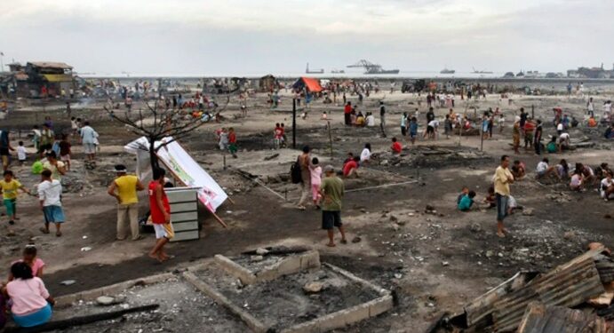 ফিলিপাইনছৰ ৰাজধানীত ভয়ংকৰ অগ্নিকাণ্ড, ৫০০ লোক গৃহহীন