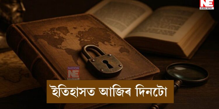 ইতিহাসৰ পৃষ্ঠাত আজিৰ দিনটোৰ বিশেষত্ব, কি কি ঘটনা সংঘটিত হৈছিল জানো আহক…