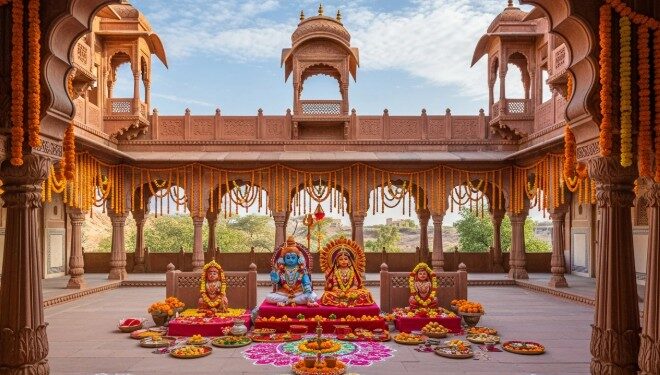 পত্নীয়ে প্ৰহাৰ কৰে স্বামীক! গণগৌৰ উৎসৱৰ আশ্চৰ্যজনক পৰম্পৰা…