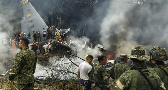 উৰণৰ কিছু সময়ৰ পিছতে দুৰ্ঘটনাগ্ৰস্ত বায়ুসেনাৰ বিমান,  ১১০ জনৰ প্ৰাণহানি