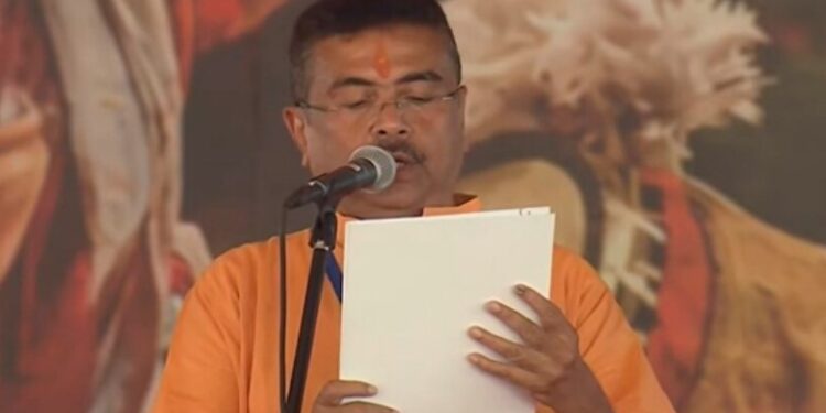 বংগৰ নতুন মুখ্যমন্ত্ৰী হ’ল শুভেন্দু অধিকাৰী, প্ৰধানমন্ত্ৰী মোদীৰ উপস্থিতিত শপত গ্ৰহণ