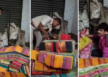 দোকানৰ শাড়ীৰ বাণ্ডিলৰ মাজত লুকাই আছিল ৰাজনৈতিক দলৰ নেতা, আৰক্ষীয়ে গ্ৰেপ্তাৰ কৰি সোমাই থ’লে জে’লত…